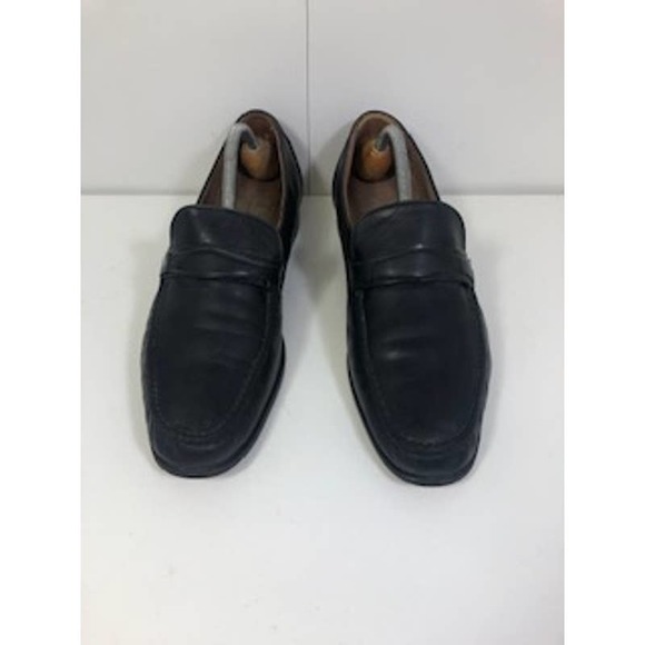 Bally Genuine Leather Paulson Round Toe Slip-On Shoes Black Mens US 9.5 main image 8